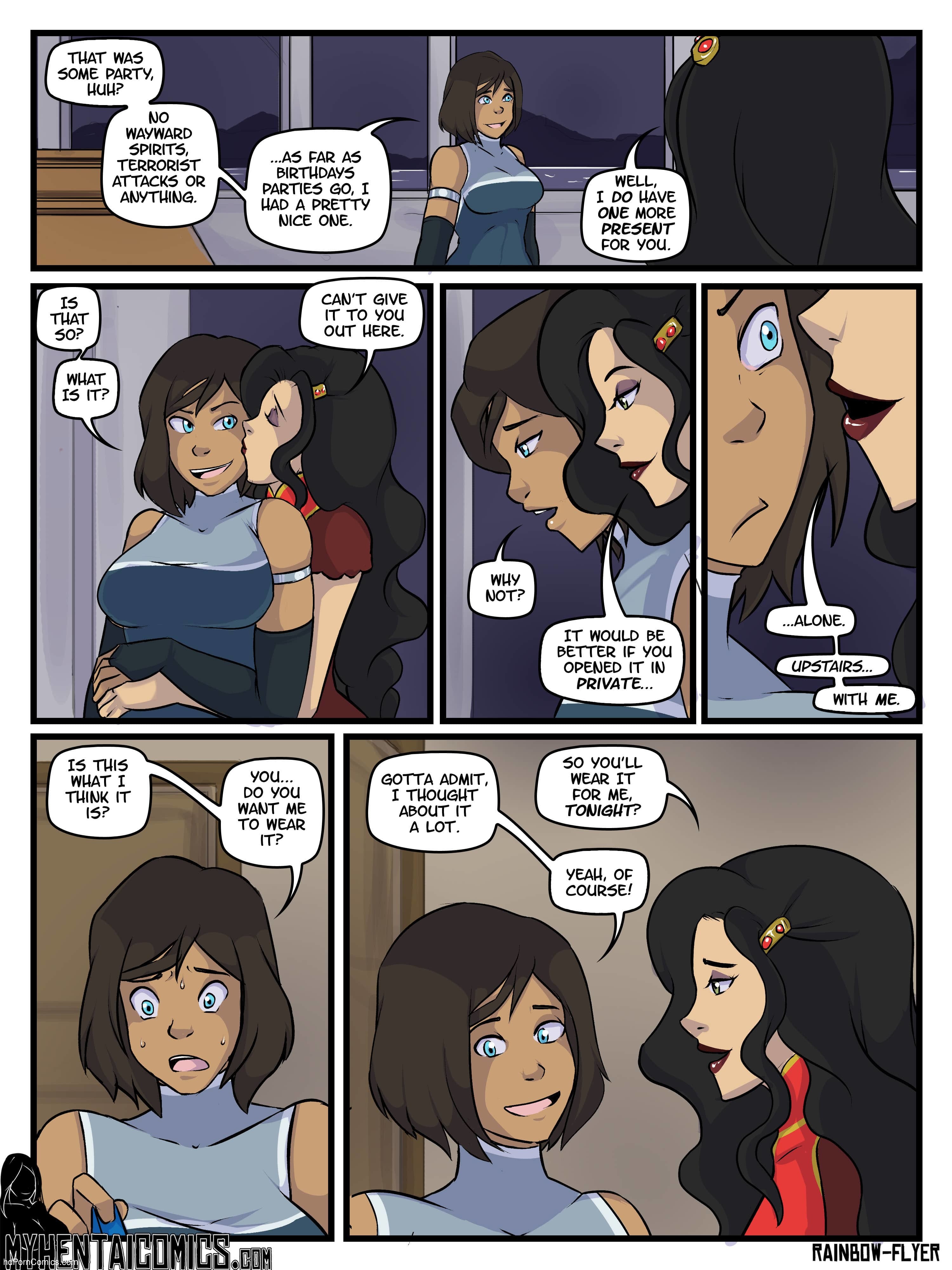 Rainbow Flyer - A gift for Korra2 free sex comic